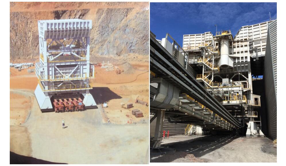 Semi-moving Gyratory Crusher Station