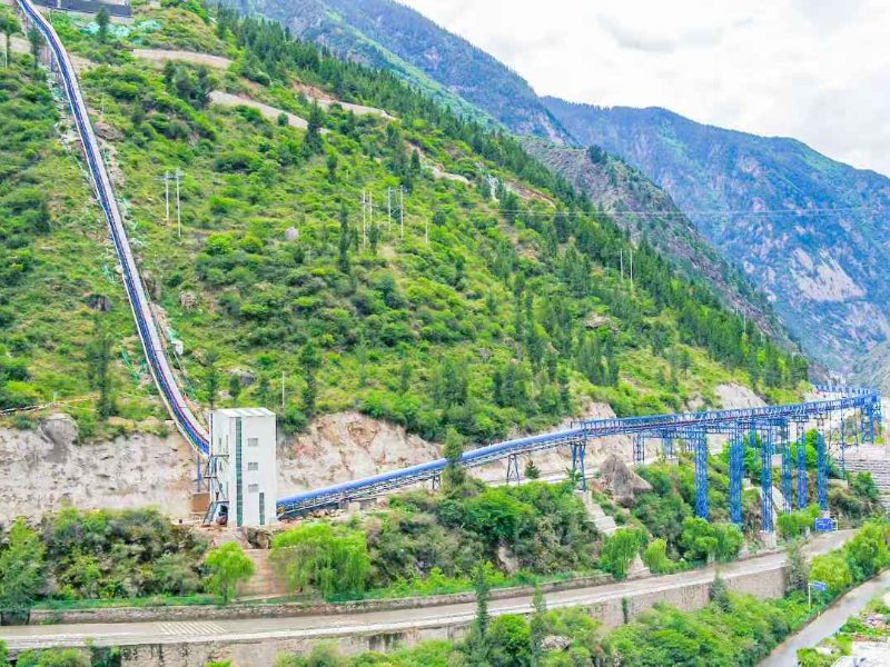 Dadu River Project: NHI 9km High-Inclination Blending Conveyor System